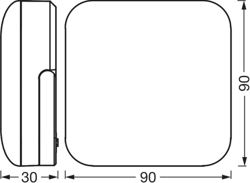 OSRAM Nightlux Solar-LED-Außenleuchte Kaltweiß, Power Bank Funktion, USB-C Ladeport, für Außen, IP54