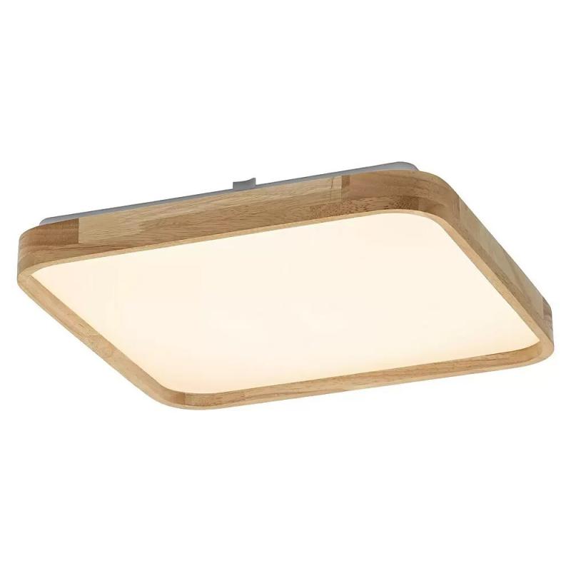 OSRAM Holz Decor Deckenleuchte Orbis Alicia 495X495MM 36W Click DIM - Dimmen in drei Stufen durch wiederholtes Schalten
