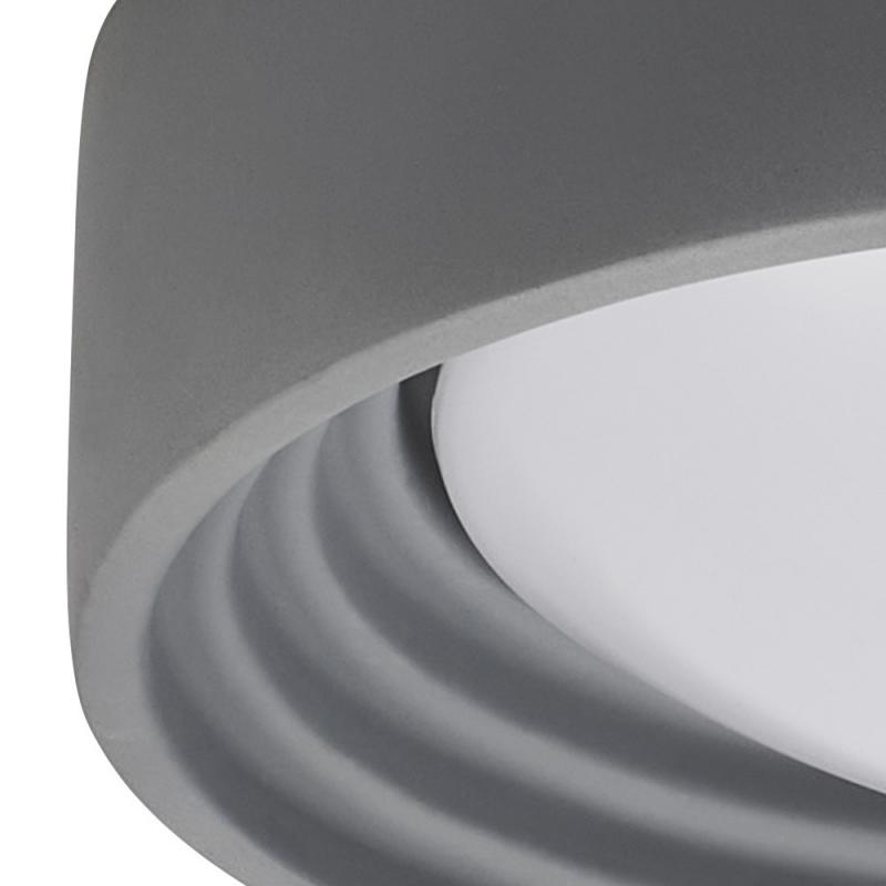 OSRAM Deckenleuchte Orbis Concrete 13W Ø 30 cm - Dekorative Leuchte aus Beton in grau - dimmbar in drei Stufen durch wiederholtes Schalten