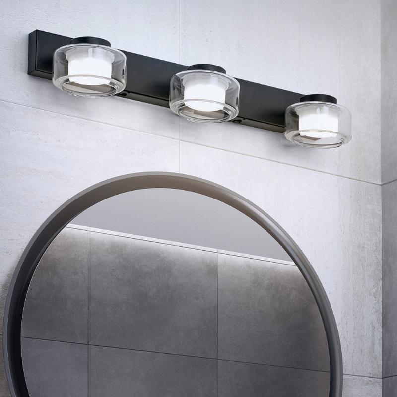 OSRAM Orbis Flame 5.5W Click CCT IP44 Wandlampe & Spiegelleuchte 3-flg. auch fürs Badezimmer - mit umschaltbarer Farbtemperatur