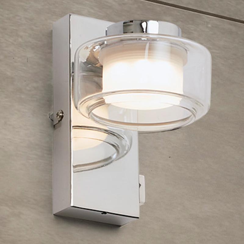 OSRAM Orbis Flame 5.5W Click CCT IP44 Wandlampe & Spiegelleuchte chrom- auch fürs Badezimmer - mit umschaltbarer Farbtemperatur