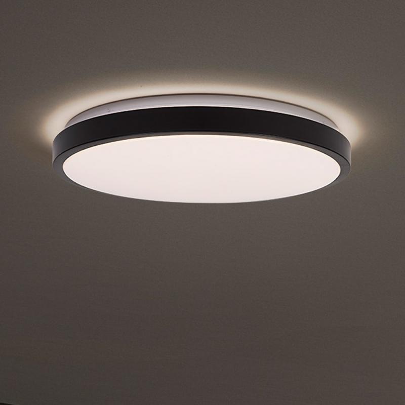 OSRAM Deckenleuchte Orbis London Schwarz 28cm - warmweiße Lichtfarbe, sehr homogene Lichtverteilung, lange Lebensdauer