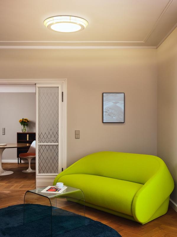 Osram LED-Deckenleuchte Orbis Spiral Layer Round 38W 50cm weiß Warmweißes Licht