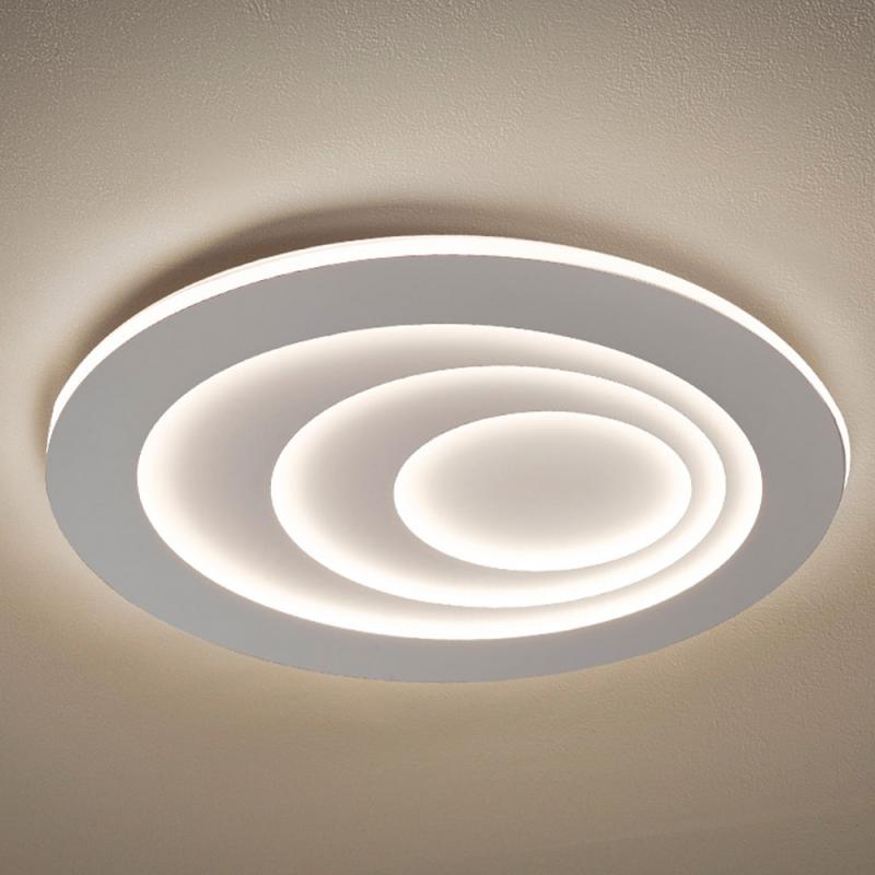 Osram LED-Deckenleuchte Orbis Spiral Oval 720mm 63W weiß Warmweißes Licht - direktes & indirektes Licht, sehr homogene Lichtverteilung