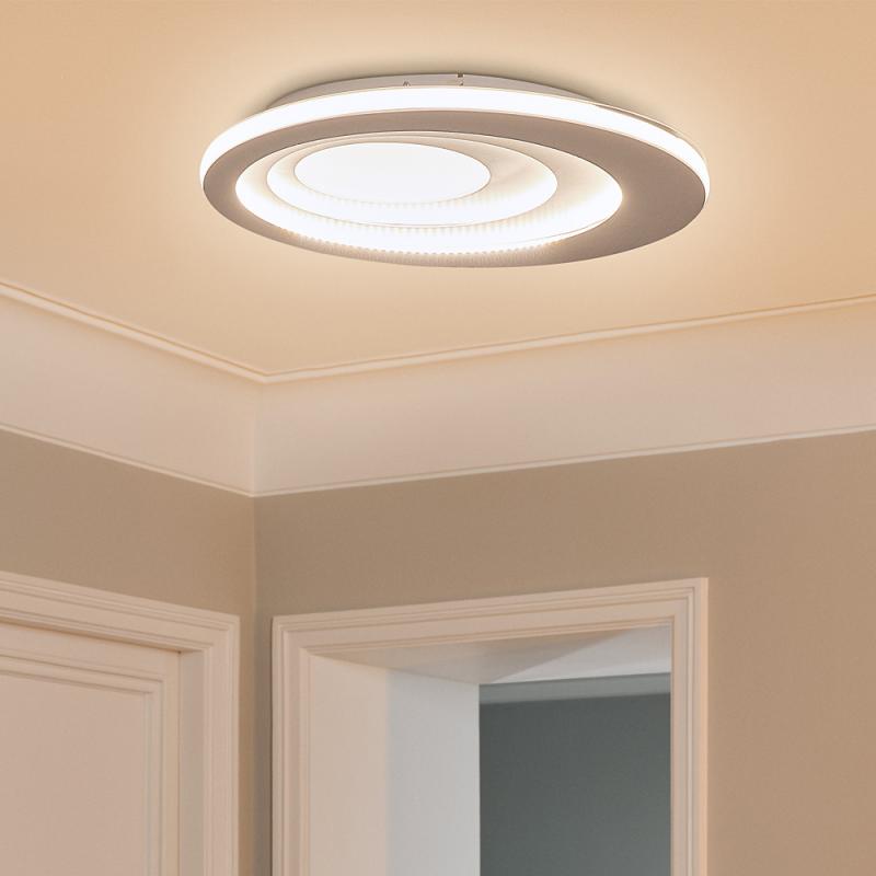 Osram LED-Deckenleuchte Orbis Spiral Round 505mm 42W weiß Warmweißes Licht