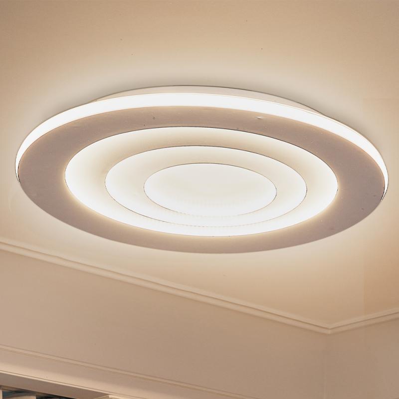 Osram LED-Deckenleuchte Orbis Spiral Loop Round 685mm 63W weiß Warmweißes Licht - direktes & indirektes Licht, sehr homogene Lichtverteilung