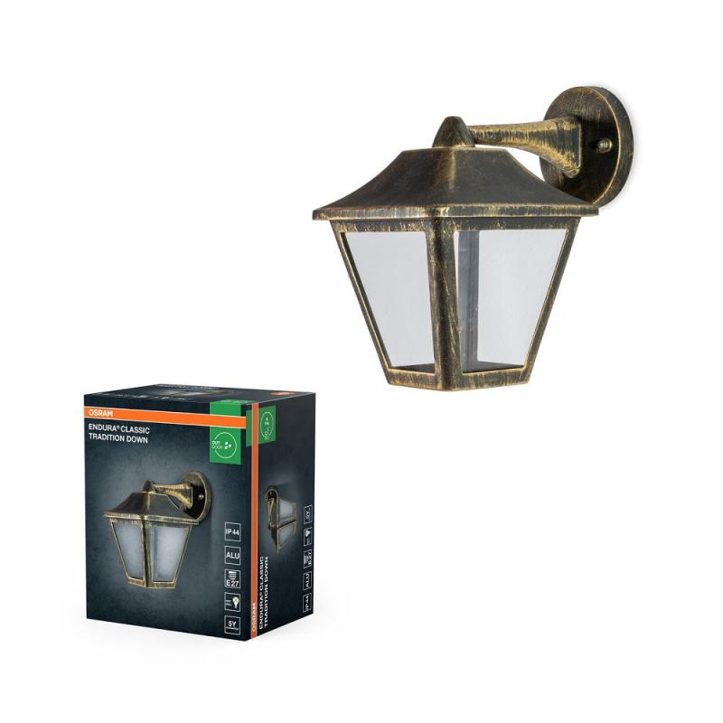 OSRAM Wandleuchte Endura Classic Tradition in klassischer Laternenform hängend