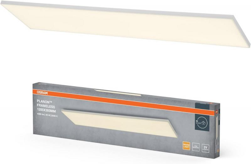 120cm Osram Planon Frameless 1200x300mm 40W 3000K warmweißes Licht