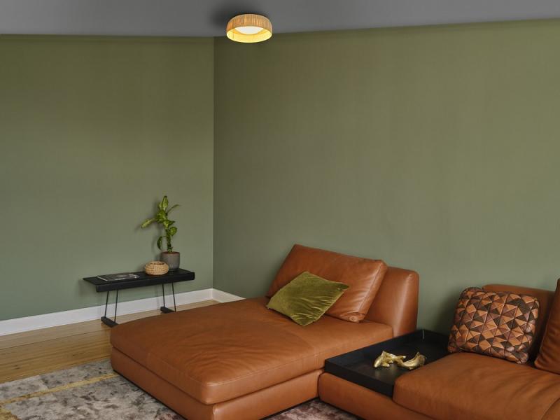 OSRAM Deckenleuchte Decor Bamboo Paper aus nachhaltigem Bambuspapier mit warmweißer LED - Ø 30 cm