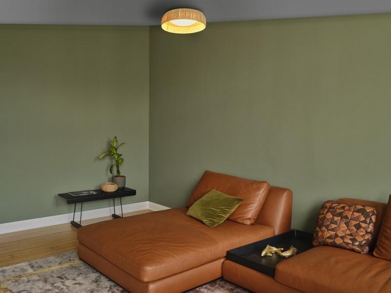 OSRAM Deckenleuchte Decor Bamboo Paper aus nachhaltigem Bambuspapier mit warmweißer LED - Ø 50 cm