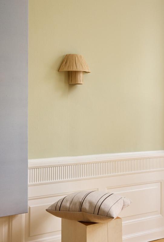 OSRAM Wandleuchte Decor Bamboo Paper Hut aus nachhaltigem Bambuspapier mit E27 Fassung