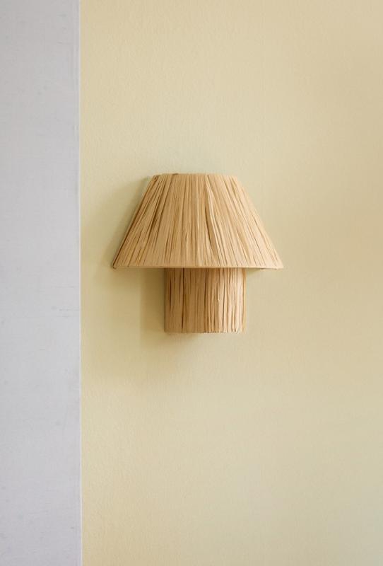 OSRAM Wandleuchte Decor Bamboo Paper Hut aus nachhaltigem Bambuspapier mit E27 Fassung