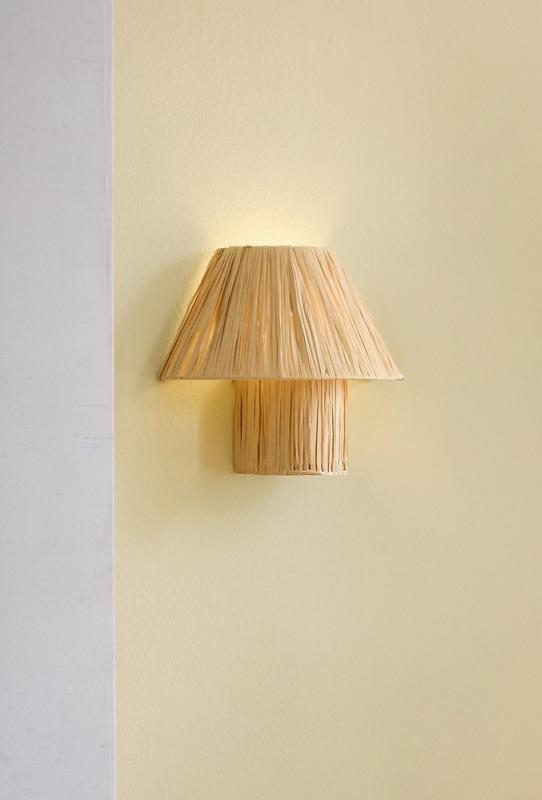 OSRAM Wandleuchte Decor Bamboo Paper Hut aus nachhaltigem Bambuspapier mit E27 Fassung