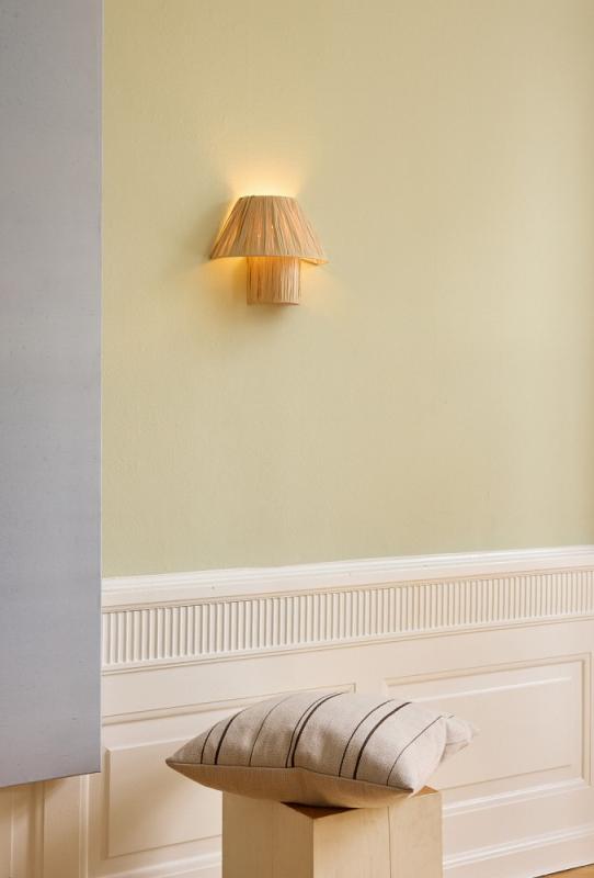 OSRAM Wandleuchte Decor Bamboo Paper Hut aus nachhaltigem Bambuspapier mit E27 Fassung