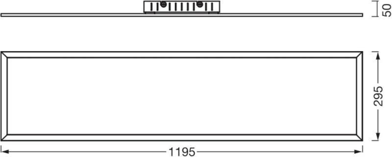 120cm Osram Planon Plus 1200x300mm 40W 3000K warmweißes Licht