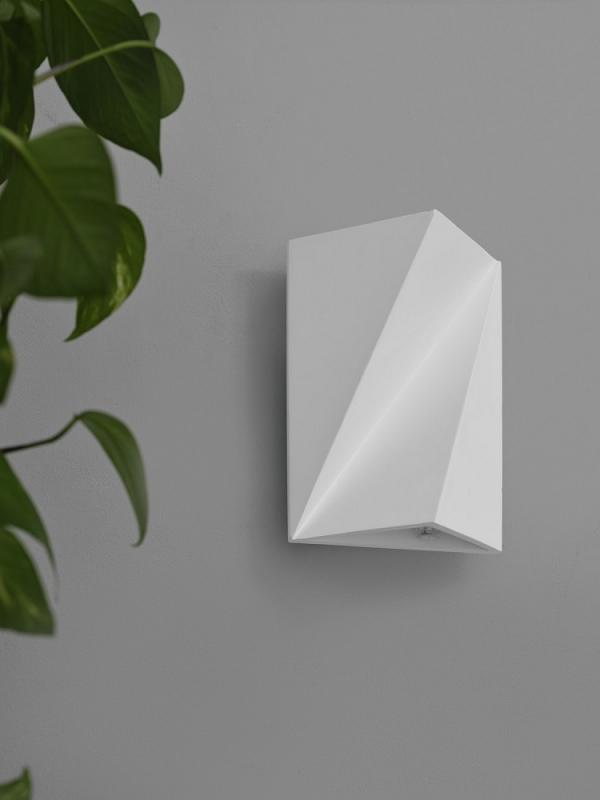 Osram Gips Wandleuchte Decor Origami Swan in Weiß mit mit G9-Fassung