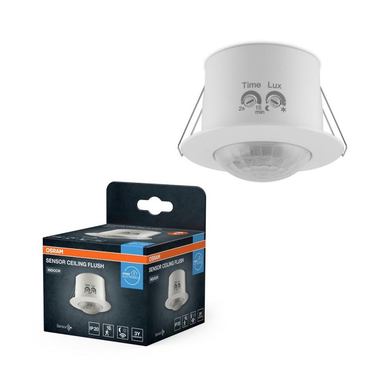 OSRAM Sensor Ceiling Flush Indoor Bewegungsmelder Einbau IP20 weiß
