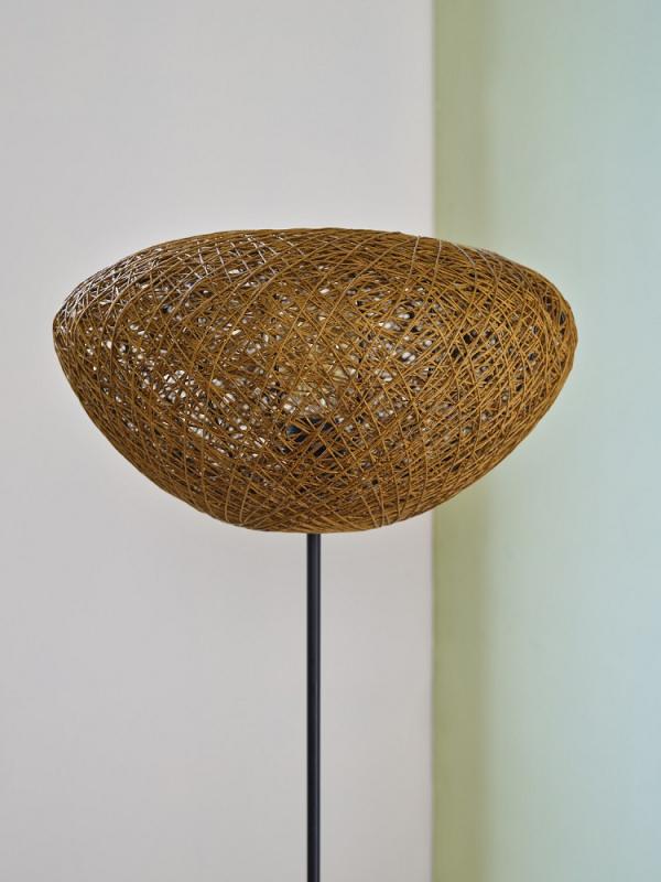 OSRAM Stehleuchte Decor Paper Drop aus Papier in Tropfenform mit E27 Fassung beige - 3-flammig