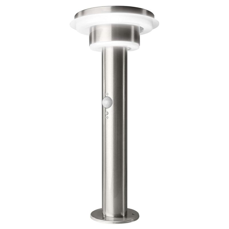 40cm Osram ENDURA STYLE Solar Post Wegeleuchte aus Edelstahl mit Sensor - Bewegungs- & Lichtsensor, 3 Modi, IP44, edles Design für Terrasse & Garten