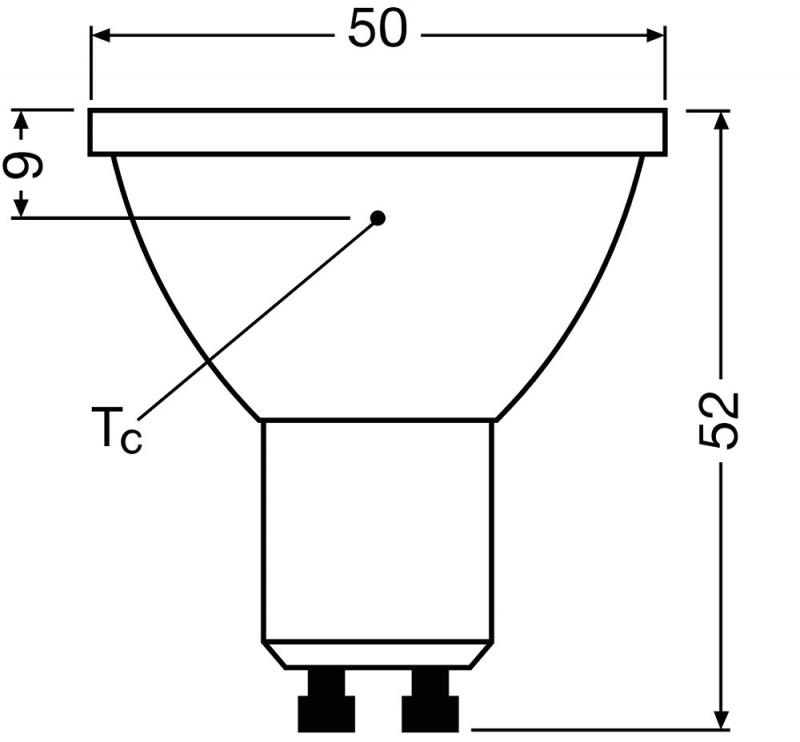 Ledvance GU10 PAR16 Reflektor 60° 6.1W wie 80W dimmbarer neutralweißer Strahler 4000K 90Ra