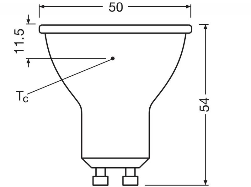 Ledvance GU10 PAR16 Reflektor 36° 3,7W wie 50W dimmbarer warmweißer Strahler 3000K 90Ra hohe Farbwiedergabe