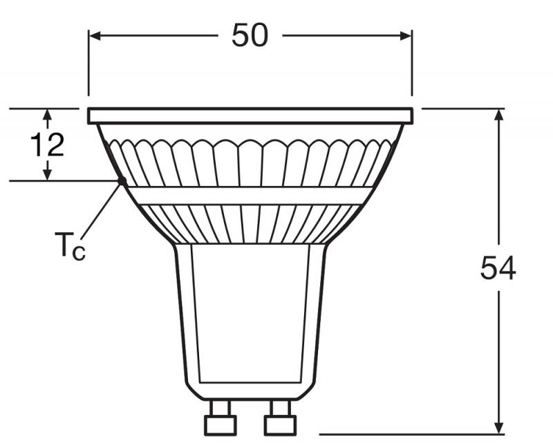 Ledvance GU10 PAR16 LED Spot 120° 3.1W wie 30W 4000K 840 universalweißes Licht