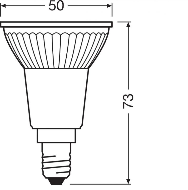 Ledvance E14 PAR16 LED Reflektor Lampe 36° 3,7W wie 50W 2700K warmweißes Licht