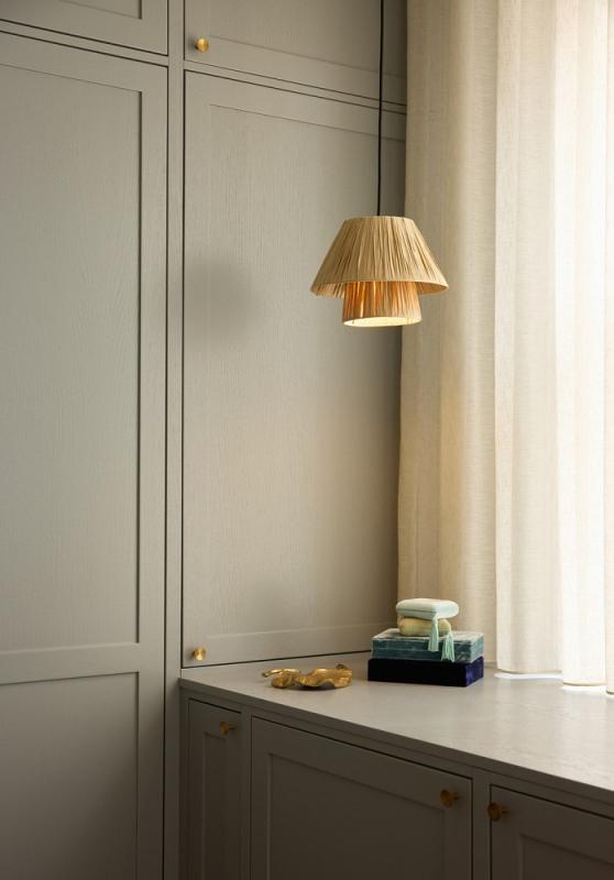 OSRAM Pendelleuchte Decor Bamboo Paper Hut aus nachhaltigem Bambuspapier mit E27 Fassung Ø 28 cm