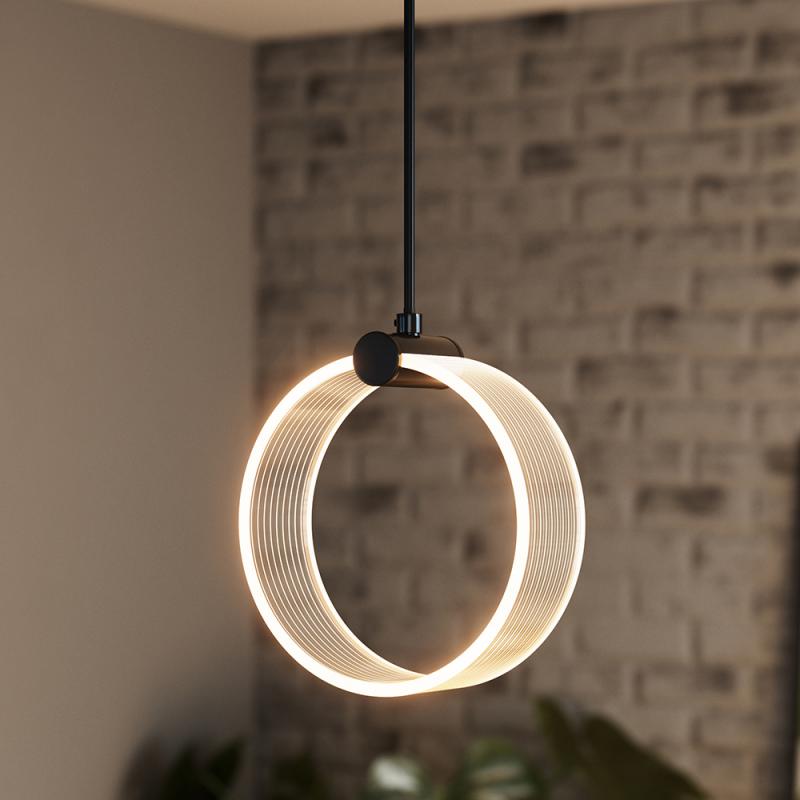 OSRAM Pendelleuchte Decor Circle 3-flammig in Schwarz 20W - CLICKCCT - Sehr vielseitig durch eine wählbare Lichtfarbe
