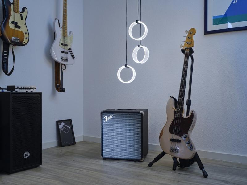 OSRAM Pendelleuchte Decor Circle 3-flammig in Schwarz rund 20W - CLICKCCT - Sehr vielseitig durch eine wählbare Lichtfarbe