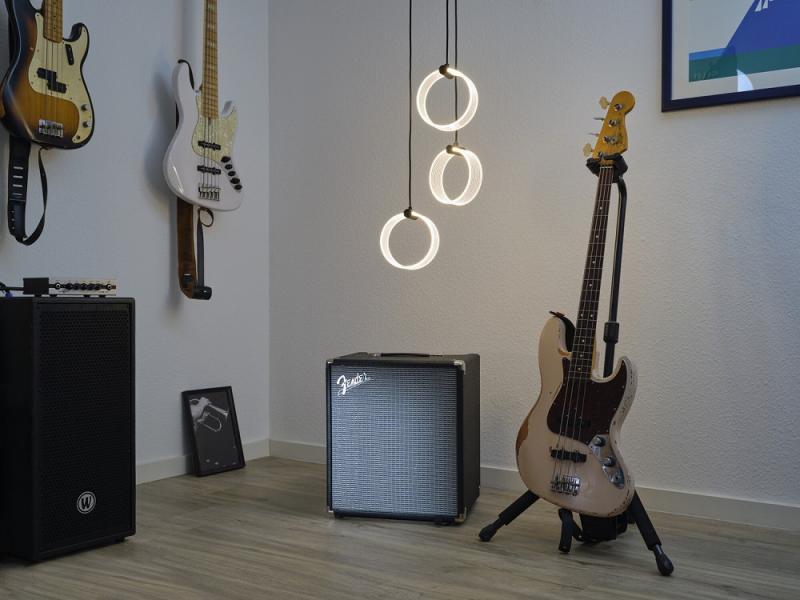 OSRAM Pendelleuchte Decor Circle 3-flammig in Schwarz rund 20W - CLICKCCT - Sehr vielseitig durch eine wählbare Lichtfarbe