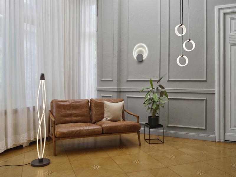 OSRAM Pendelleuchte Decor Circle 3-flammig in Schwarz rund 20W - CLICKCCT - Sehr vielseitig durch eine wählbare Lichtfarbe