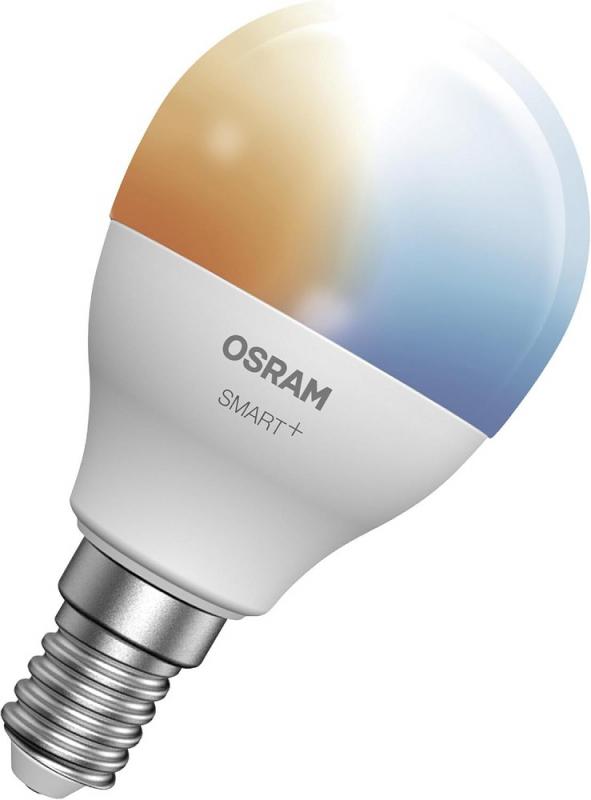 OSRAM SMART+ LED Tropfenlampe E14 Zigbee DIMM 4,9W wie 40W Tunable white