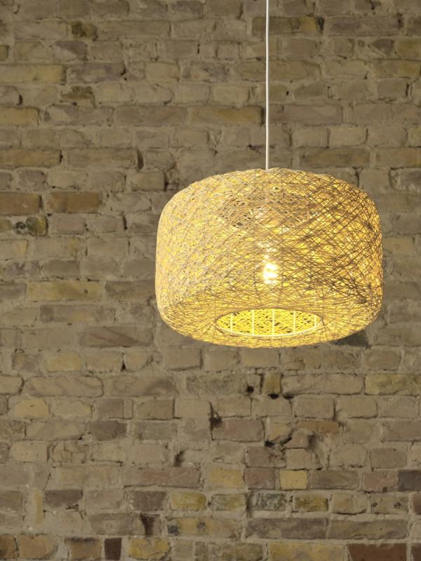 OSRAM Pendelleuchte Decor Paper Bale aus Papier mit E27 Fassung beige