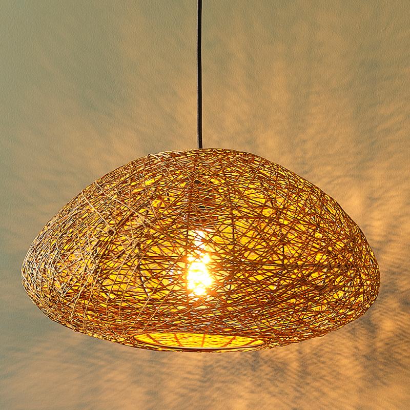 OSRAM Pendelleuchte Decor Paper Drop aus Papier in Tropfenform mit E27 Fassung beige