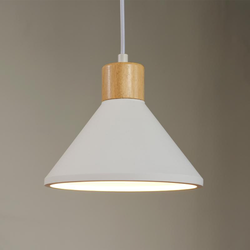 OSRAM GipsHängelampe Plaster Wood weiß Ø 22 cm  E27