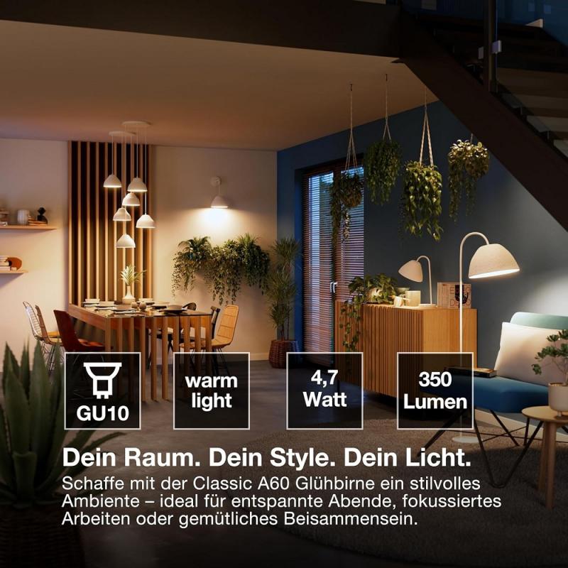 OSRAM SMART+ LED Spot GU10 Zigbee DIMM 4,7W wie 50W 45° warmweiss 2700K