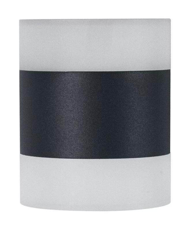 Osram Anthrazitfarbene LED Wandleuchte Puck UpDown mit warmweißem Licht IP44 von Ledvance