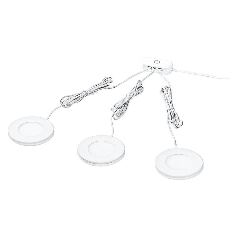 OSRAM  Undercabinet Spot Magnet 75mm 8.5W 830 Dimmbar - Spotleuchten für Unterschrankbeleuchtung warmweißes Licht