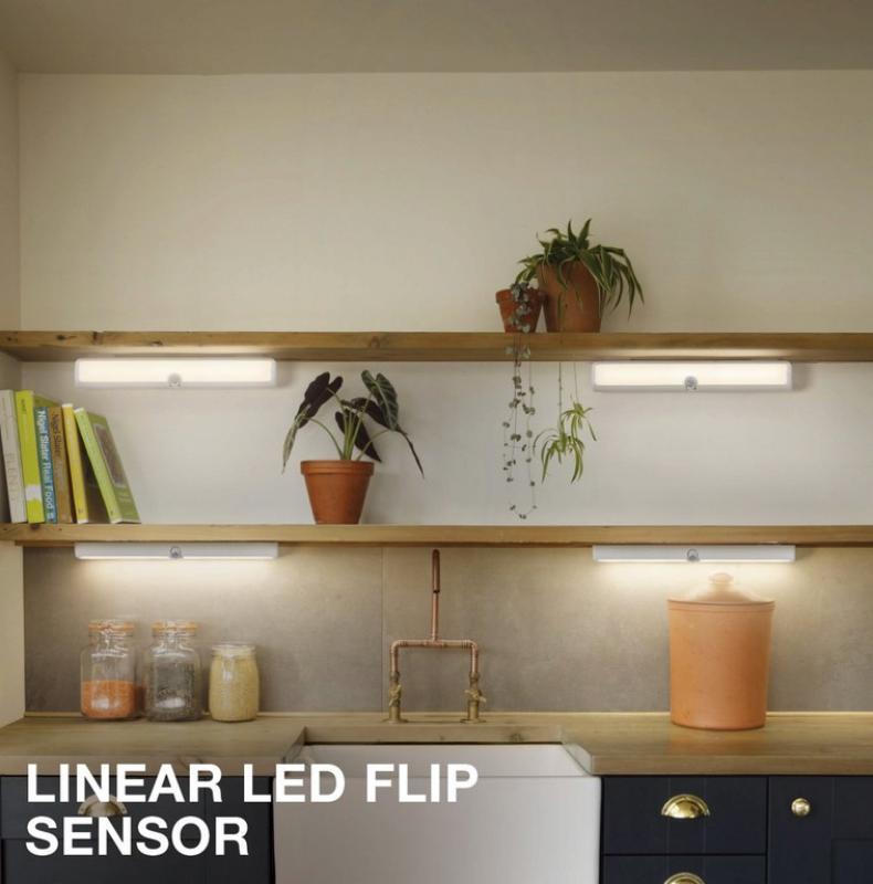 30cm OSRAM mobile Lichtleiste LINEAR LED FLIP mit Sensor dimmbar warwmeißes Licht