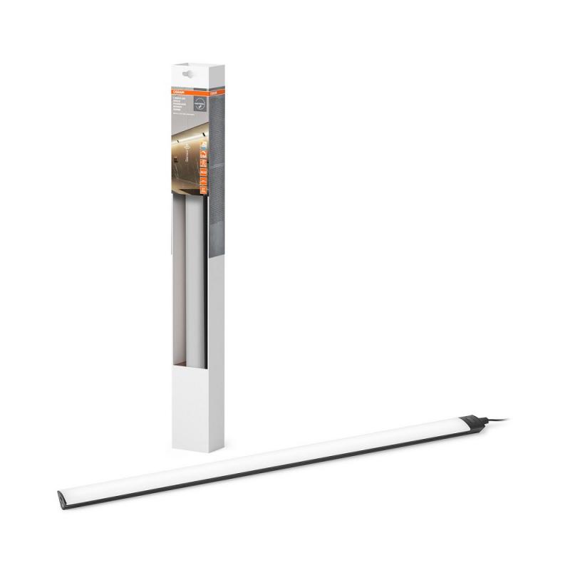 55cm OSRAM LED Lichtleiste Linear Angle Frameless Sensor schwarz - mit umschaltbarer Farbtemperatur