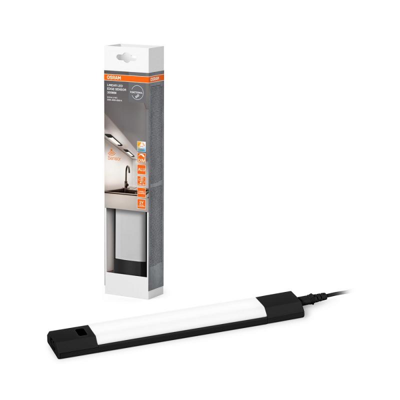 30cm OSRAM LED Lichtleiste Linear Edge Sensor Black - mit umschaltbarer Farbtemperatur