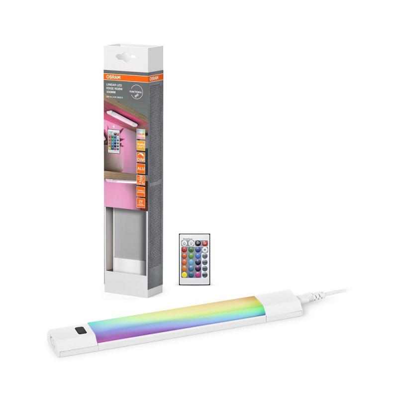 30cm OSRAM LED Lichtleiste Linear Edge Sensor 30cm RGBW DIM Remote Control weiß