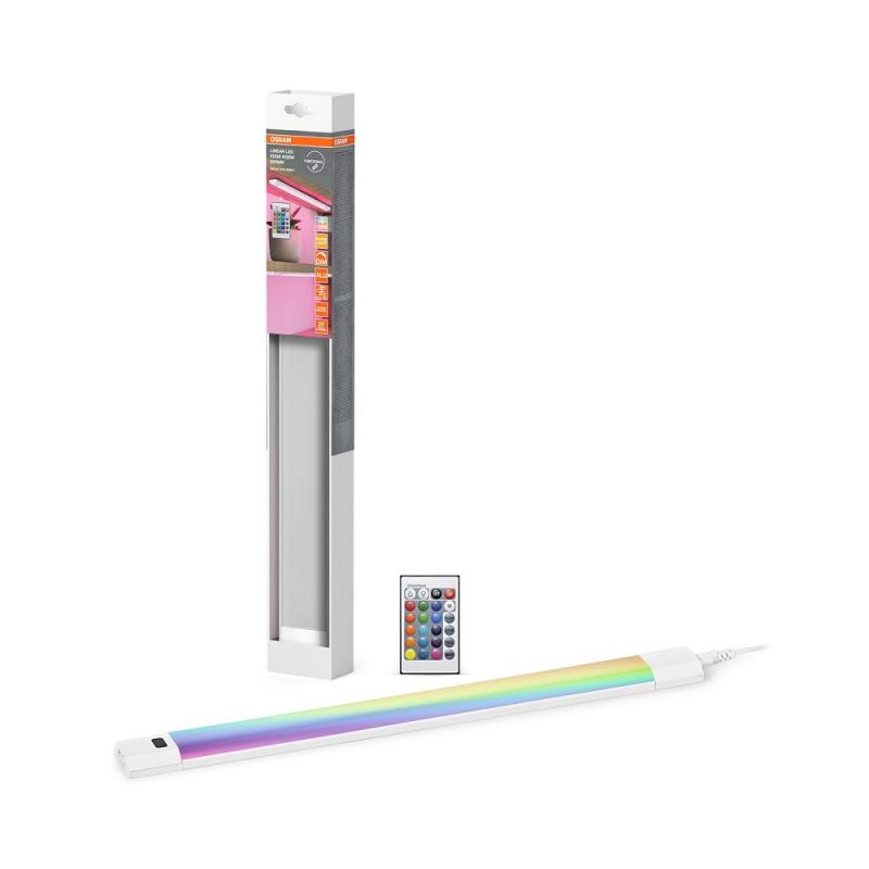 50cm OSRAM LED Lichtleiste Linear Edge Sensor RGBW DIM Remote Control weiß