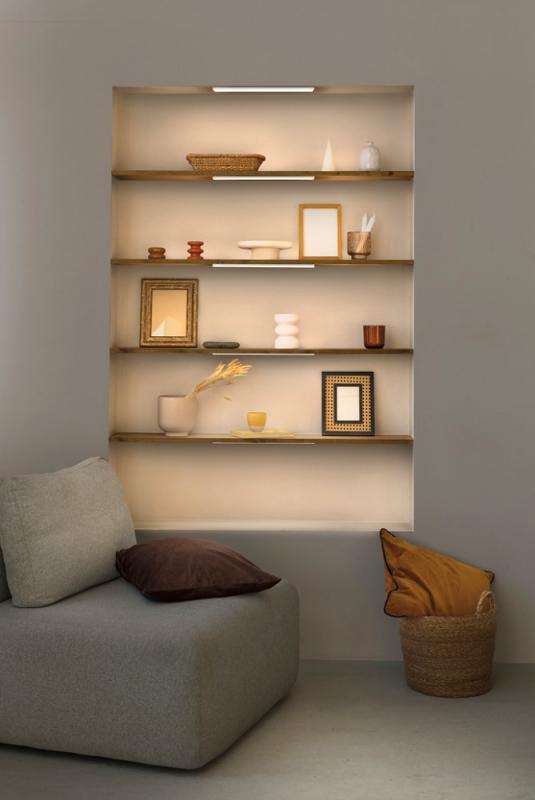 OSRAM LED Undercabinet Panel Frameless 30x10cm CCT DIM weiß - mit umschaltbarer Farbtemperatur - dimmbar