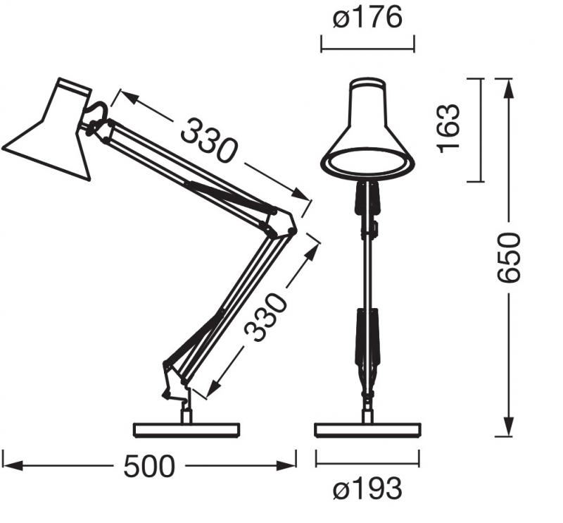 OSRAM Office Line Desk Retro Schreibtischlampe 9W 3000K Dimmbar Weiß
