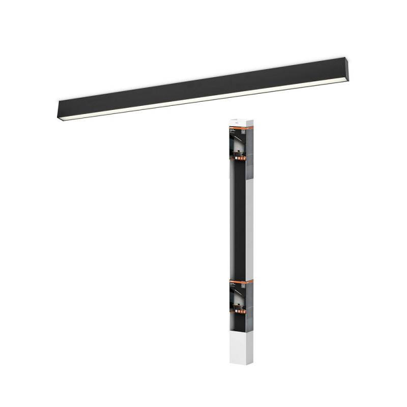 112cm OSRAM OFFICE Line Cuboid Dimmbare Büroleuchte Deckenleuchte 30W 4000K in Schwarz