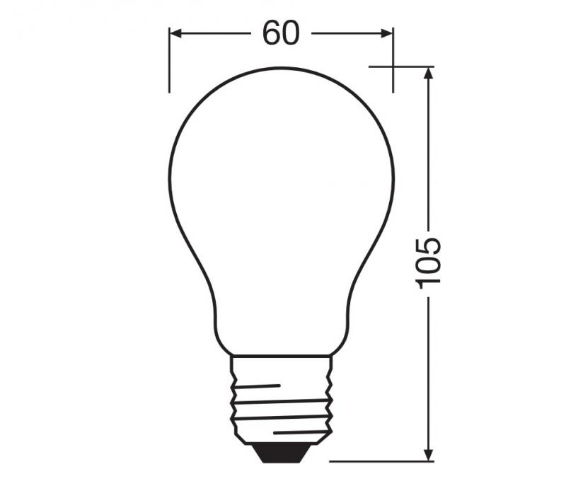 Ledvance E27 Retrofit CLASSIC LED Lampe matt 3.4W wie 40W 4000K universalweiß 840