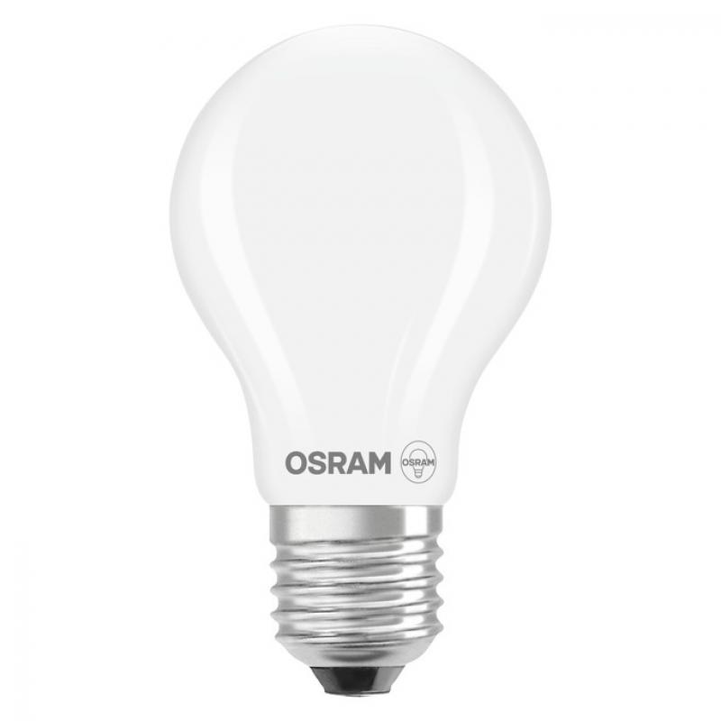 2er Pack OSRAM LED E27 Glühbirne Star Classic A 60 Filament matt 5.9W als 60W Ersatz warmweißes Licht