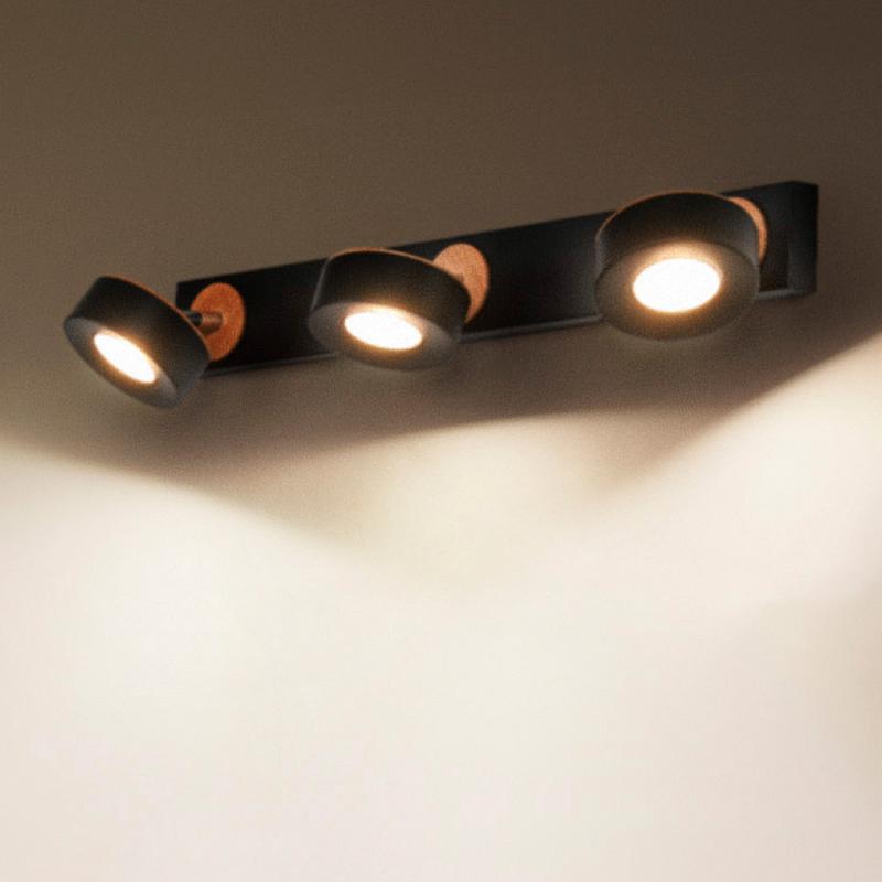 OSRAM LED Decor Spot Pluto 3er Wand- und Decken Strahler Schwarz